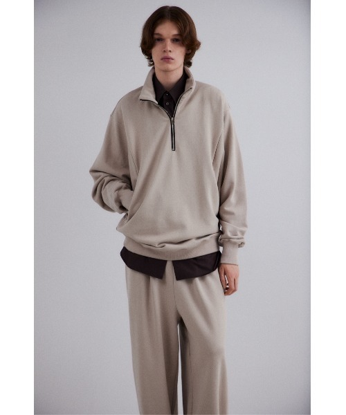 CINOH(チノ)の「HELENE HEAVY SWEAT DRAWSTRING LOUNGE PANTS(スウェットパンツ・メンズ・ブラック/ベージュ・46)」の10枚目の写真