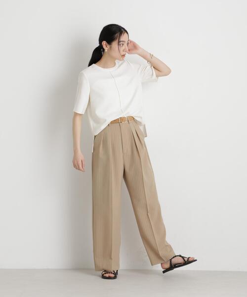 メランジドライ 2タックワイドパンツ(セットアップ可)（その他パンツ