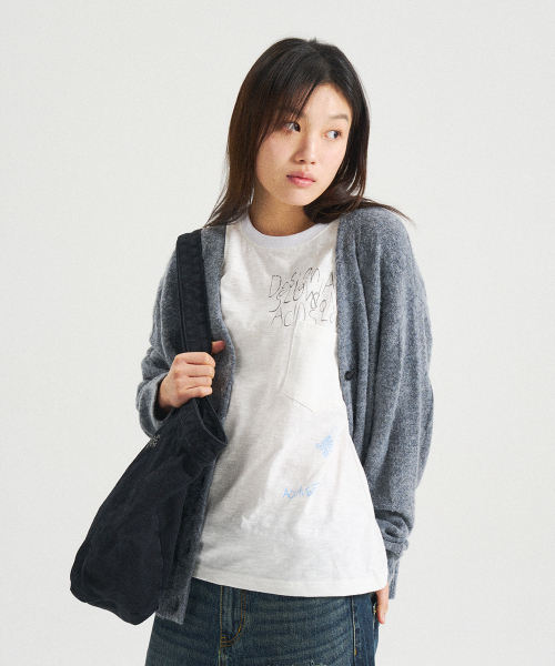 SLOWACID（スローアシッド）の「ポケットノートスラブ半袖Tシャツ[ホワイト]（Tシャツ/カットソー・レディース・その他・SMALL/MEDIUM/LARGE/X-LARGE）」の4枚目の写真