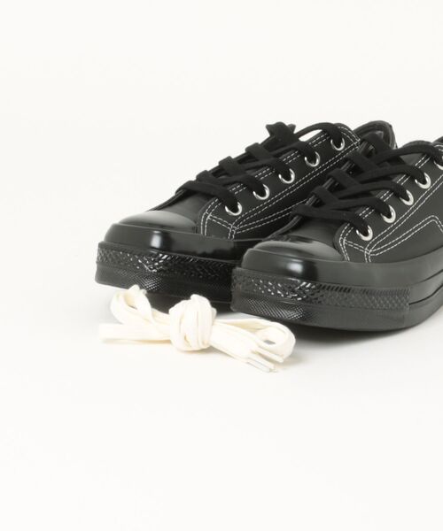 CONVERSE(コンバース)の「【CONVERSE】コンバース ALL STAR SQUARETOE LE OX(オールスター スクエアトウ LE OX)(スニーカー・レディース・ブラック×ブラック・4/4.5/5/5.5)」の4枚目の写真