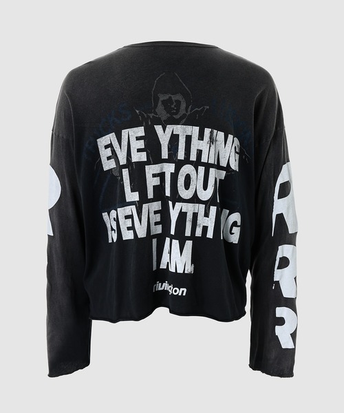 RRR-123（リヴィントンロイレビス）の「LEFT OUT ENEMY LS（Tシャツ/カットソー・メンズ・ブラック系その他・M/L）」の2枚目の写真
