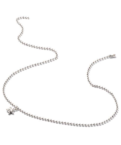 JBANS CLASSIC（ジェイバンスクラシック）の「ボリュームフラワーペンダントボールチェーンネックレス (C2503-AN954_SV ...