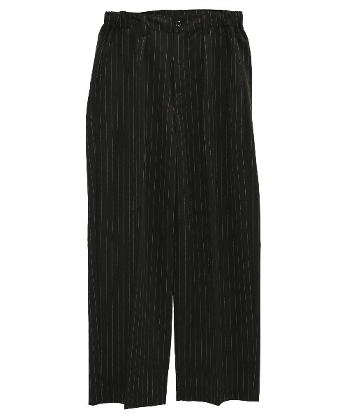 LUXSTYLE(ラグスタイル)の「ストライプ&チェックワイドパンツ(スラックス・メンズ・ブラウン/ブラック・L/M)」の17枚目の写真