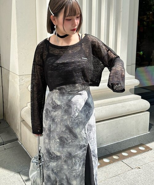 Mavie..7】シースルートップス（Tシャツ/カットソー）｜Mavie..7