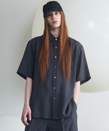 UNISEX》Destroy Damage Prime-Over Ombre Check Short Sleeve Shirt