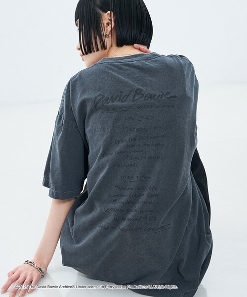 GOOD ROCK SPEED(グッドロックスピード)の「【GOOD ROCK SPEED】DAVID BOWIE SOUND AND VISION 別注 半袖 Tシャツ(Tシャツ/カットソー・レディース・チャコールグレー/ホワイト・M/L)」の20枚目の写真