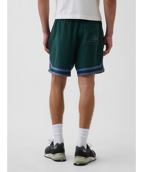 GAP(ギャップ)の「ヴィンテージソフト リラックスフィット ストライプ スウェットショートパンツ(スウェットパンツ・メンズ・オフホワイト/ネイビー/ピンク/グリーン・M/S/XL/L/XS)」の3枚目の写真