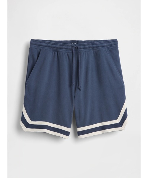GAP(ギャップ)の「ヴィンテージソフト リラックスフィット ストライプ スウェットショートパンツ(スウェットパンツ・メンズ・オフホワイト/ネイビー/ピンク/グリーン・M/S/XL/L/XS)」の10枚目の写真