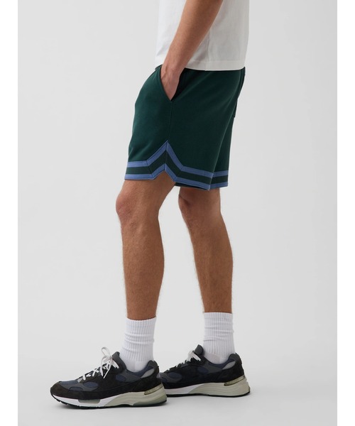 GAP(ギャップ)の「ヴィンテージソフト リラックスフィット ストライプ スウェットショートパンツ(スウェットパンツ・メンズ・オフホワイト/ネイビー/ピンク/グリーン・M/S/XL/L/XS)」の21枚目の写真