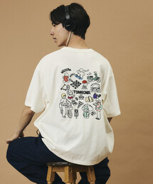 tombonia/トムボニア バックプリント クルーネック ポケットTシャツ/ニューライフ