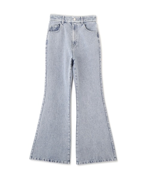 JILL by JILL STUART(ジルバイジルスチュアート)の「ピコレースセミフレアデニムパンツ(デニムパンツ・レディース・ブルー/グレー・MEDIUM/SMALL)」の14枚目の写真
