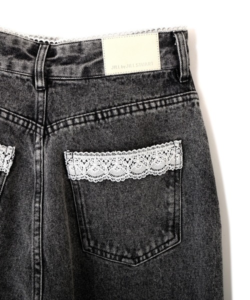 JILL by JILL STUART(ジルバイジルスチュアート)の「ピコレースセミフレアデニムパンツ(デニムパンツ・レディース・ブルー/グレー・MEDIUM/SMALL)」の18枚目の写真