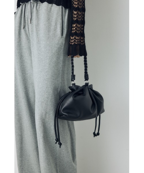 AZUL by moussy（アズールバイマウジー）の「ドロスト2WAYバッグ（ショルダーバッグ・レディース・ブラック/イエロー/ベージュ・FREE）」の5枚目の写真