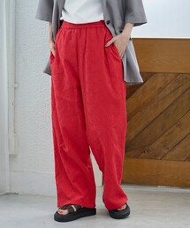 coen | 【Lipa（リパ）別注】総刺繍イージーワイドパンツ(その他パンツ)