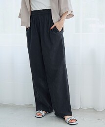 【Lipa(リパ)別注】総刺繍イージーワイドパンツ(インフルエンサー紹介アイテム)