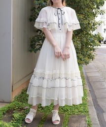 axes femme（アクシーズファム）の「フリルメローケープワンピース（ワンピース）」