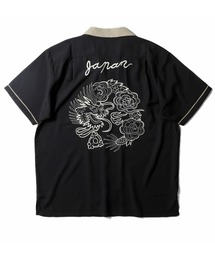 HOUSTON ヒューストン BOL's EMB BROAD BOWLING S/S SHIRT ボルス ロゴ