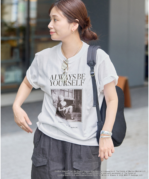 JOURNAL STANDARD(ジャーナルスタンダード)の「JS / MONROE / Tシャツ(Tシャツ/カットソー・レディース・ホワイト/ホワイト系その他・FREE)」の1枚目の写真
