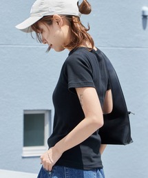 MILLER（ミラー）の「R.P.miller ミラー PANELRIB H N TEE パネルリブヘンリーネック半袖 2026年春夏 レディース春服 夏服（Tシャツ/カットソー）」