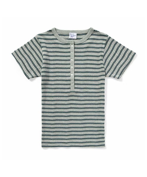 MILLER(ミラー)の「R.P.miller/ミラー PANELRIB H/N TEE パネルリブヘンリーネック半袖 2026年 夏 夏服(Tシャツ/カットソー・レディース・ホワイト/ホワイト系/ブラック/ブラック系/グレー/チャコールグレー/オレンジ・FREE)」の13枚目の写真