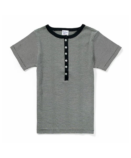 MILLER(ミラー)の「R.P.miller/ミラー PANELRIB H/N TEE パネルリブヘンリーネック半袖 2026年 夏 夏服(Tシャツ/カットソー・レディース・ホワイト/ホワイト系/ブラック/ブラック系/グレー/チャコールグレー/オレンジ・FREE)」の11枚目の写真