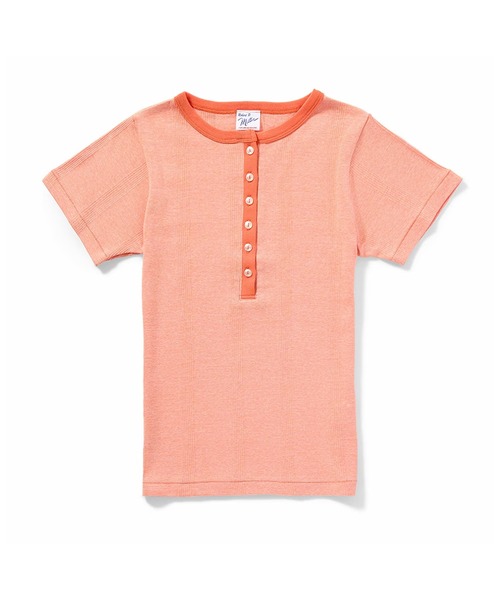 MILLER(ミラー)の「R.P.miller/ミラー PANELRIB H/N TEE パネルリブヘンリーネック半袖 2026年 夏 夏服(Tシャツ/カットソー・レディース・ホワイト/ホワイト系/ブラック/ブラック系/グレー/チャコールグレー/オレンジ・FREE)」の14枚目の写真