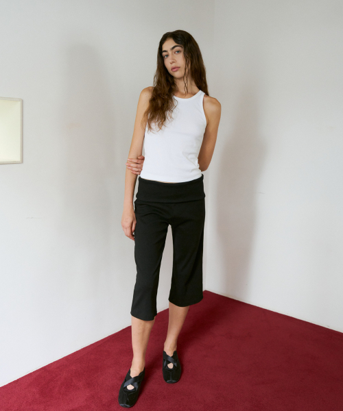 38COMEONCOMMON(38カモンコモン)の「Slim Rib Cotton Sleeveless (White)(Tシャツ/カットソー・レディース・その他・FREE)」の3枚目の写真
