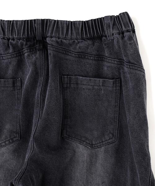 SIS(エスアイエス)の「SIS/エスアイエス/Side Pocket Damage Denim Pants(デニムパンツ・レディース・ブラック・F)」の7枚目の写真