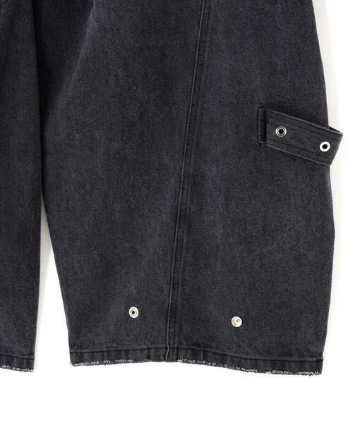SIS(エスアイエス)の「SIS/エスアイエス/Side Pocket Damage Denim Pants(デニムパンツ・レディース・ブラック・F)」の8枚目の写真