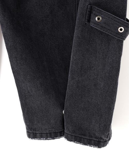 SIS(エスアイエス)の「SIS/エスアイエス/Side Pocket Damage Denim Pants(デニムパンツ・レディース・ブラック・F)」の9枚目の写真