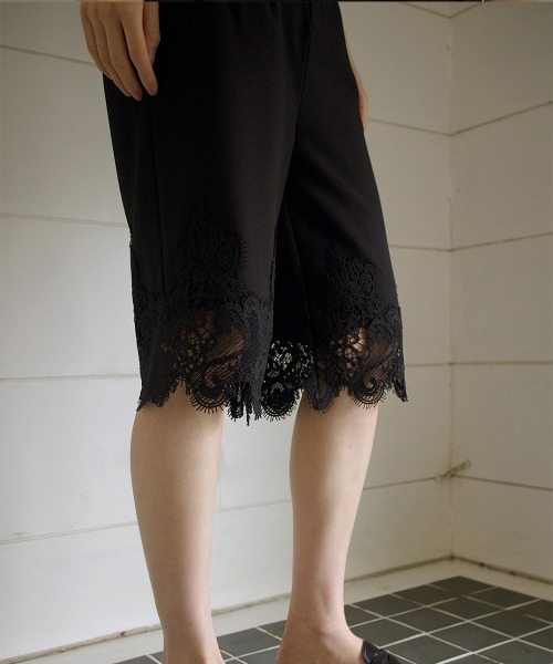 TELOPLAN(テーロプラン)の「【TELOPLAN】26SS新作 Ersen Half Pants / エルセンハーフパンツ(その他パンツ・レディース・DK.Brn/Black・ONE SIZE)」の4枚目の写真