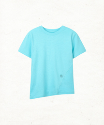 DANDEL（ダンデル）の「DD asym side rib tee (MINT BLUE)（Tシャツ/カットソー）」