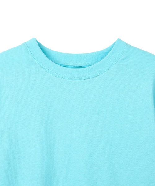 DANDEL（ダンデル）の「DD asym side rib tee (MINT BLUE)（Tシャツ/カットソー・レディース・その他・1/2）」の2枚目の写真