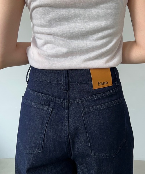 Fano Studios(ファノ ストゥディオズ)の「フラワー刺繍 コントラストステッチ デニムパンツ FX26K072【Fano Studios】【2026SS】(デニムパンツ・レディース・ブルー・S/M/L)」の20枚目の写真