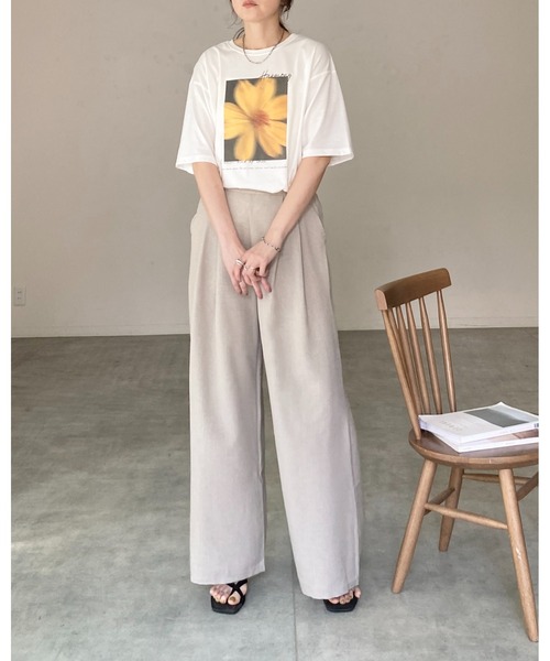 She's Closet（シーズクローゼット）の「オーバーサイズ 半袖 ロゴフォト プリントTシャツ（Tシャツ/カットソー・レディース・ホワイト/ホワイト系その他3/ホワイト系その他2/ホワイト系その他/ホワイト系その他4/ホワイト系その他5・FREE）」の19枚目の写真