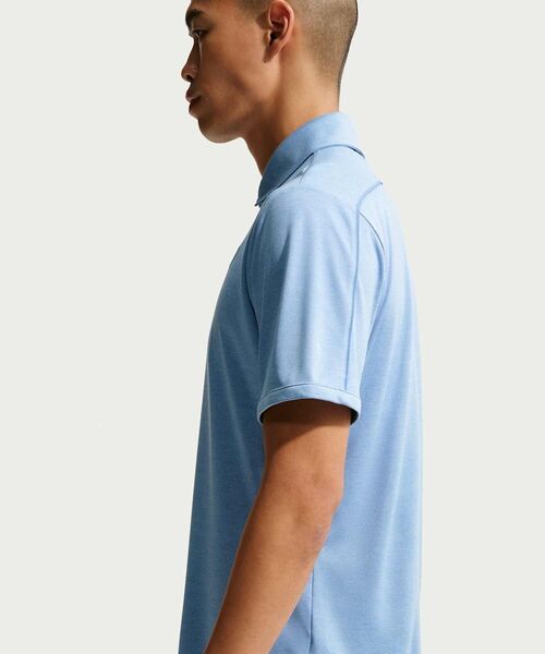 NIKE(ナイキ)の「ナイキ パー メンズ Dri-FIT ゴルフポロ / Nike Par Men's Dri-FIT Golf Polo IB0238-486 Work Blue(ポロシャツ・メンズ・ブルー系その他・XL/S/M/L/2XL)」の2枚目の写真