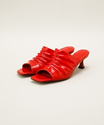 LE VERNIS(ル・ベルニ) Gather square mules