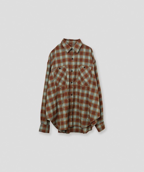 kha:ki(カーキ)の「「KHA:KI / カーキ」HOMBRE WIDE SHIRT(シャツ/ブラウス・レディース・ブルー/チェック/ブラック・1/2)」の22枚目の写真