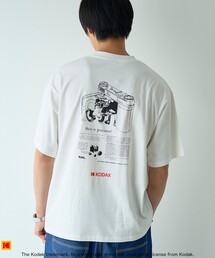 KODAK（コダック）の「Kodak（コダック）カメラプリントTシャツ（Tシャツ/カットソー）」