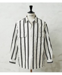 WAIPER.inc | WAIPER×TOWN CRAFT DR26S004WP 60's STRIPE BOX SHIRTS ストライプ ボックスシャツ(シャツ/ブラウス)