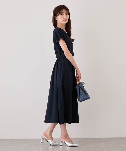 Jayro(ジャイロ)の「カシュクールワンピース(ワンピース・レディース・ネイビー/ブルー系その他6/ブラック・M)」の5枚目の写真
