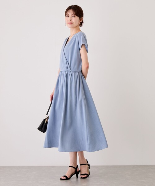 Jayro(ジャイロ)の「カシュクールワンピース(ワンピース・レディース・ネイビー/ブルー系その他6/ブラック・M)」の19枚目の写真