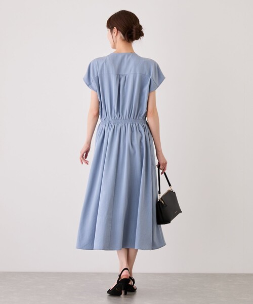 Jayro(ジャイロ)の「カシュクールワンピース(ワンピース・レディース・ネイビー/ブルー系その他6/ブラック・M)」の20枚目の写真
