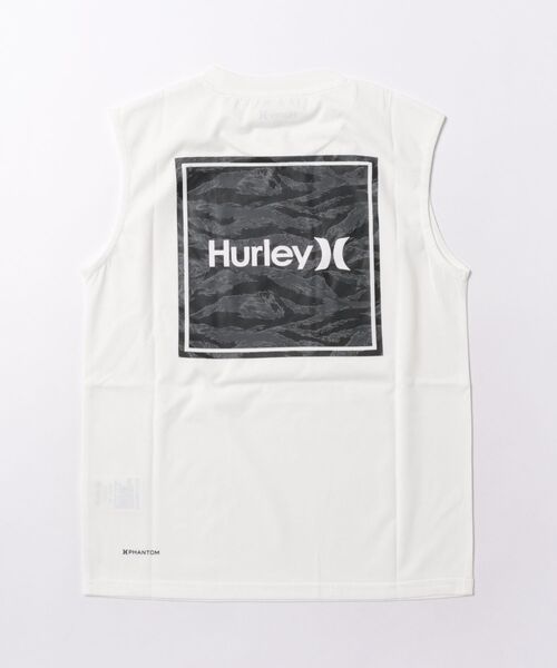 Hurley （ハーレー）の「【Hurley:ハーレー】キッズ水陸両用ノースリーブラッシュガード　吸水速乾×UPF50+　ファントム　PHANTOM CAMO SQUARE LOGO SLEEVELESS（ラッシュガード・キッズ・ホワイト/ブラック・160/150/130）」の12枚目の写真