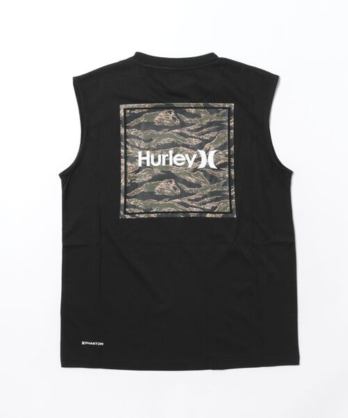 Hurley （ハーレー）の「【Hurley:ハーレー】キッズ水陸両用ノースリーブラッシュガード　吸水速乾×UPF50+　ファントム　PHANTOM CAMO SQUARE LOGO SLEEVELESS（ラッシュガード・キッズ・ホワイト/ブラック・160/150/130）」の14枚目の写真