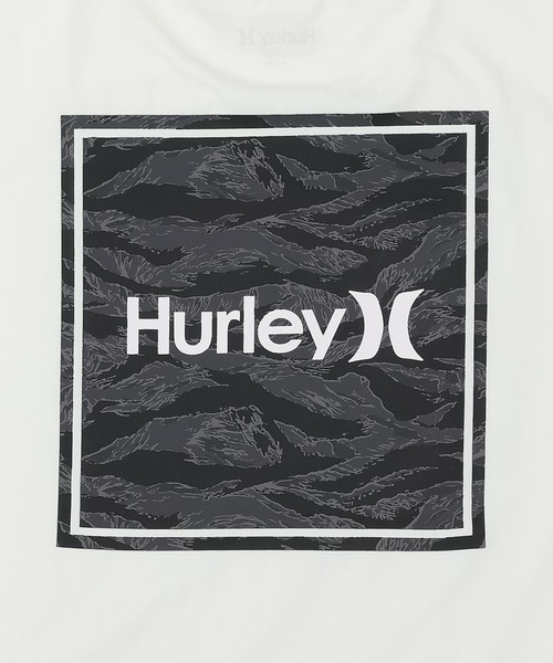 Hurley （ハーレー）の「【Hurley:ハーレー】キッズ水陸両用ノースリーブラッシュガード　吸水速乾×UPF50+　ファントム　PHANTOM CAMO SQUARE LOGO SLEEVELESS（ラッシュガード・キッズ・ホワイト/ブラック・160/150/130）」の5枚目の写真