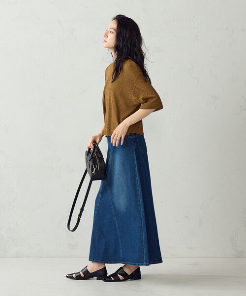 COMME CA ISM(コムサイズム)の「【セットアイテム】メッシュTシャツ+タンクトップ(Tシャツ/カットソー・レディース・ブラック/モカ/ホワイト・LARGE/MEDIUM)」の18枚目の写真