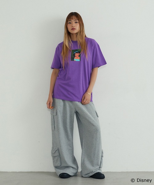 Disney(ディズニー)の「ALADDIN / S/S TEE(Tシャツ/カットソー・メンズ・パープル/ホワイト・S/M/XS/L/XL)」の14枚目の写真
