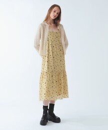 Ray BEAMS | 刺繍 ティアード キャミ ワンピース(ワンピース)