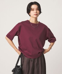 green label relaxing（グリーンレーベルリラクシング）の「クロップド ポンチ Tシャツ 2（Tシャツ/カットソー・レディース）」